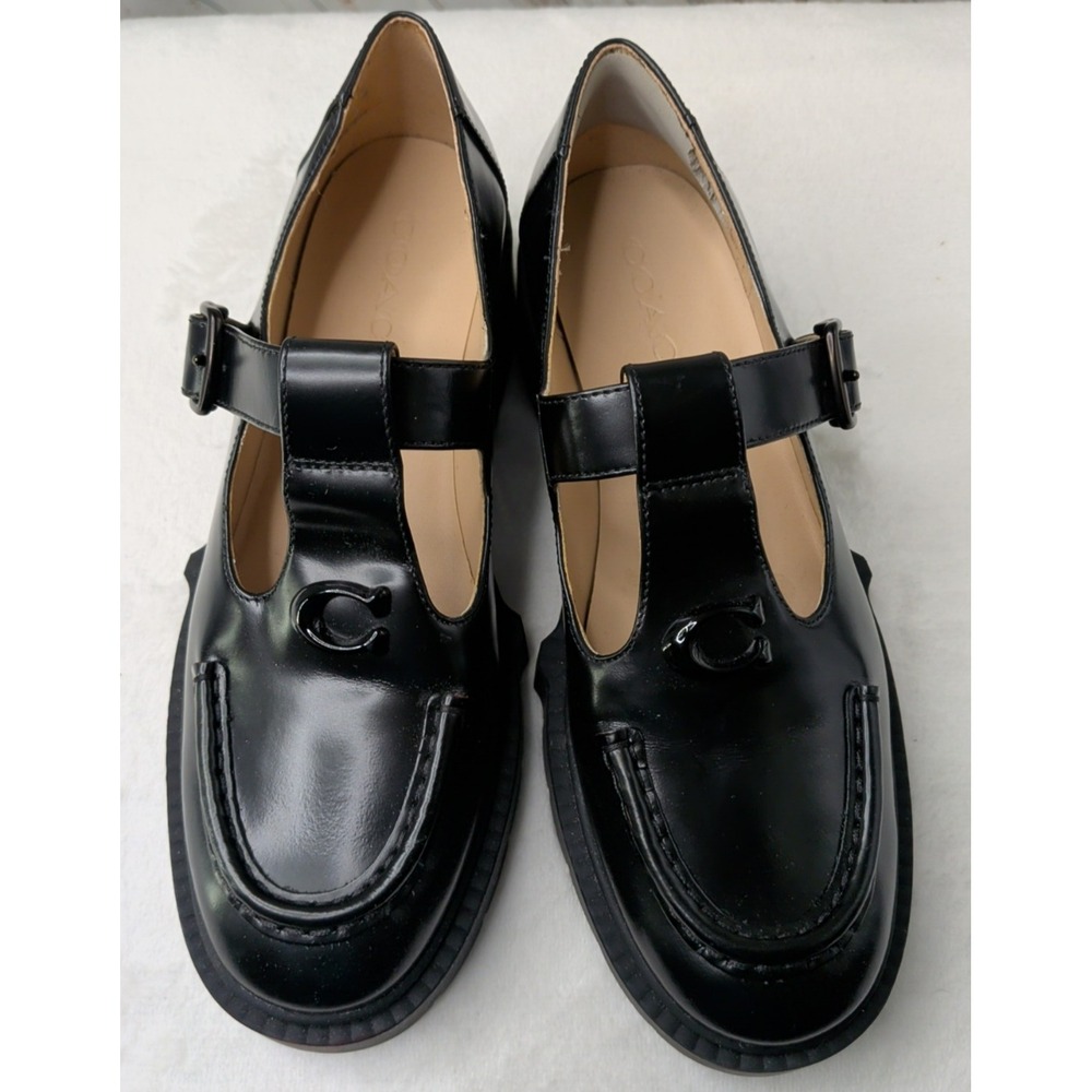 Coach Liv Mary Jane Shoes in Black‎ - Picture 2 of 10